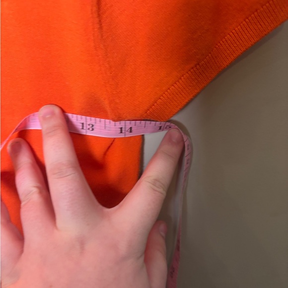 NWT ✨ BY ANTHROPOLOGIE CARDIGAN RUCHED SHORT-SLEEVE V-NECK SWEATER - Picture 10 of 11